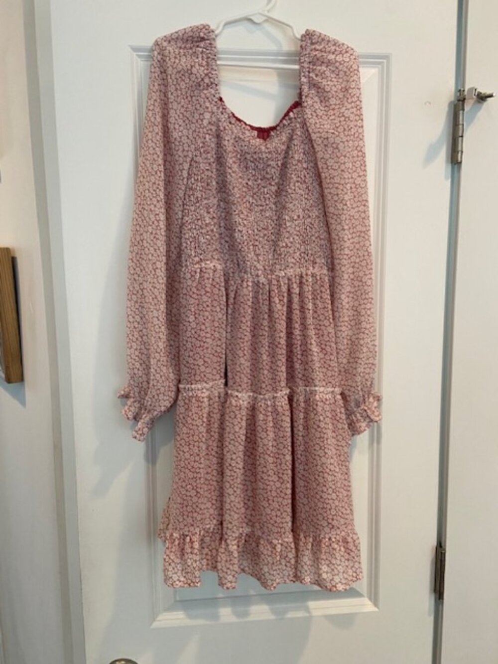 Hayden Girls Long sleeve size L (11-12 year old) pink floral dress
